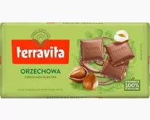 Barra De Chocolate Terravita Hazelnut 100G