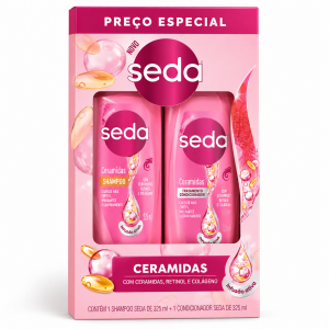 Kit Seda Ceramidas Shampoo 300ml + Condicionador 190ml
