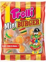 Bala Trolli Mini Burger 90G