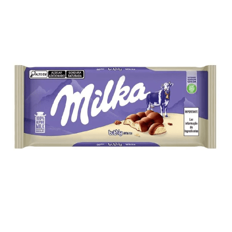 MILKA CHOCOLATE BUBBLY WHITE 95 G x 1